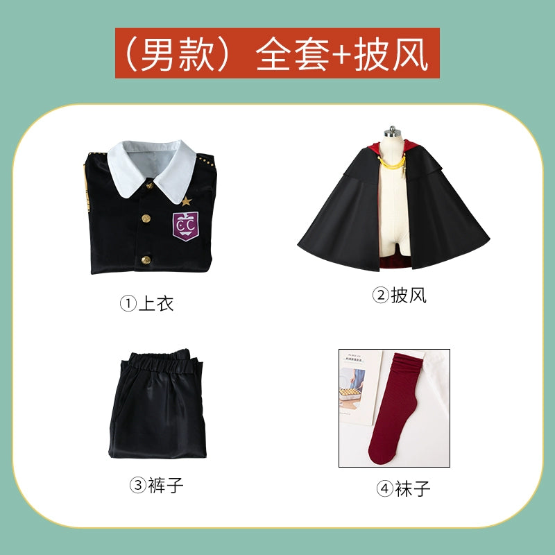 SPY FAMILY Damian Desmond Cosplay Costume Halloween Christmas Carnival Party Dress Up Outfit for Adults and Children Full Set