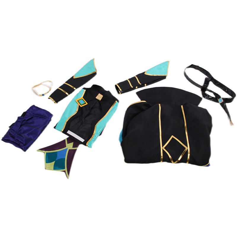 Game LOL The Guarder of Star Rakan Cosplay Costume Top Pants Cloak Men Uniform Halloween Suits