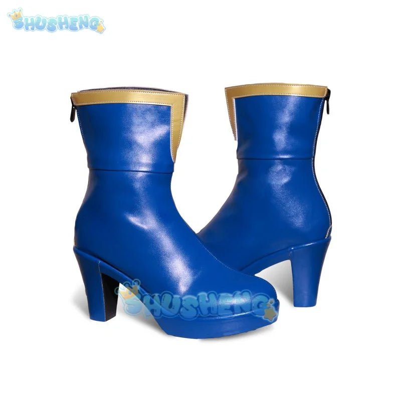 Puella Magi Madoka Magica cos Miki Sayaka Cosplay Anime Charakter Requisiten Schuhe