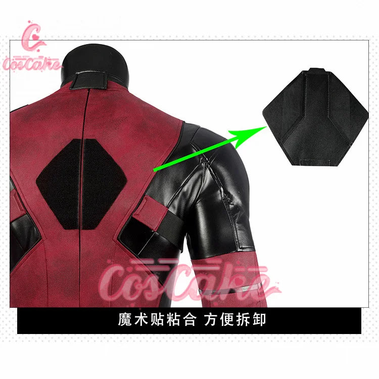 Deadpool Cosplay Cosutme Wade Winston Wilson Cosplay Costume Woman Movie Anti-hero Suit Halloween