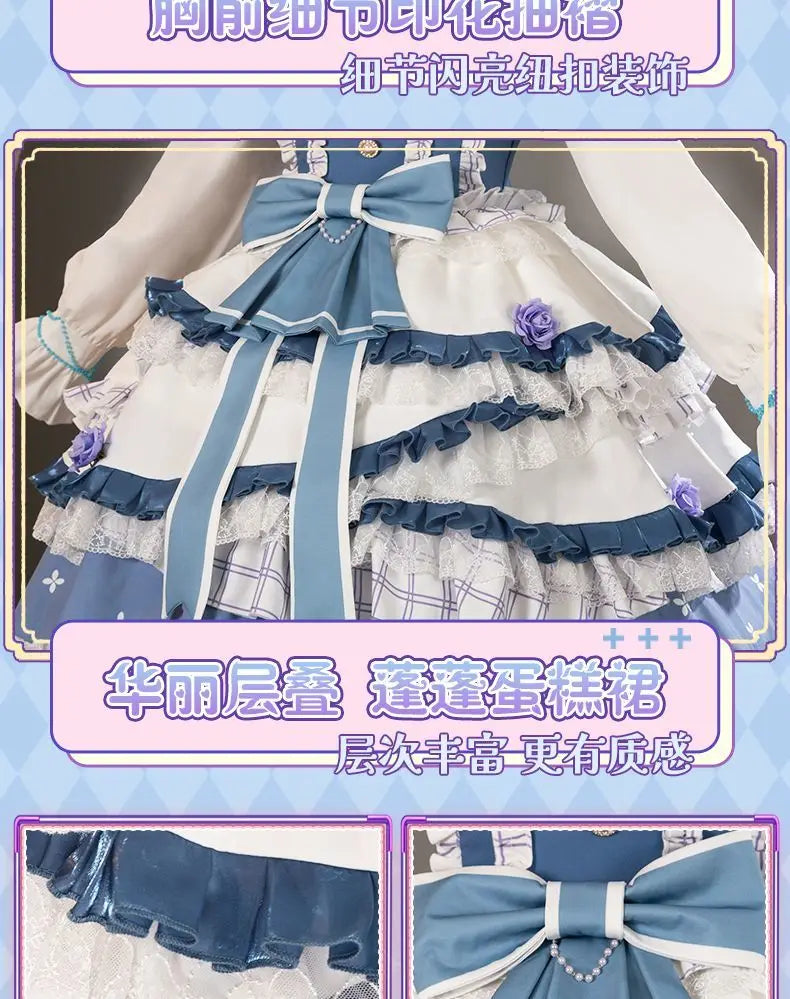 Emma Woods Lisa Beck Anime Game Identity V Cosplay Costume Gardener Clothes Wig Cosplay Lolita Style Woman Large size S-XXL