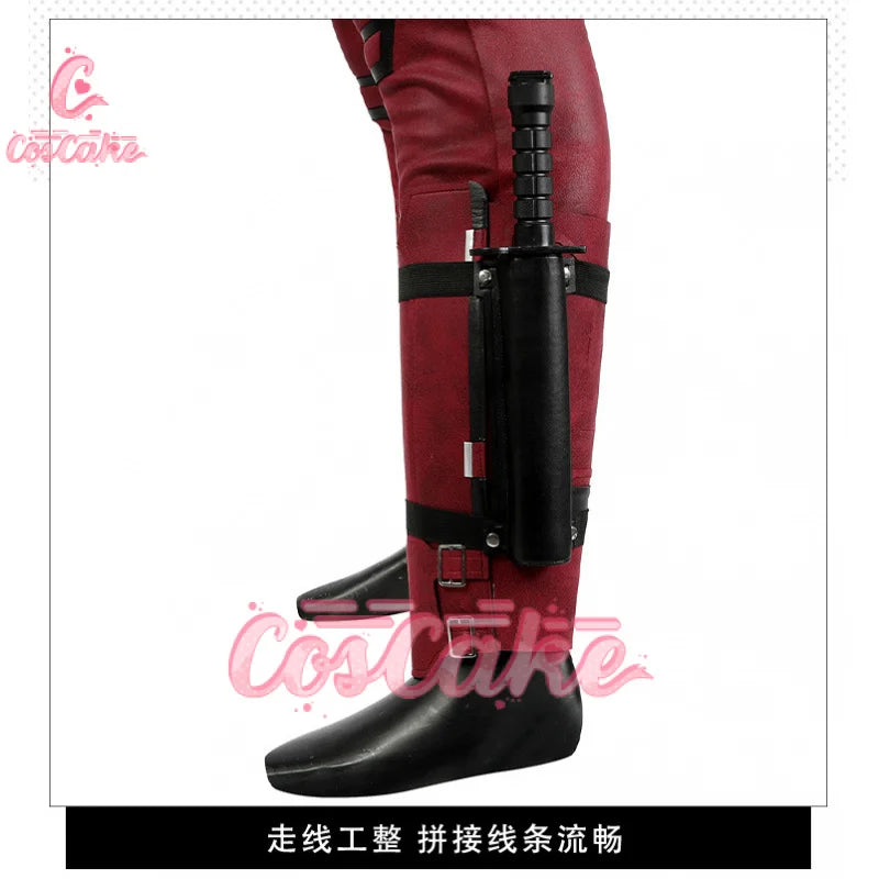 Deadpool Cosplay Cosutme Wade Winston Wilson Cosplay Costume Woman Movie Anti-hero Suit Halloween