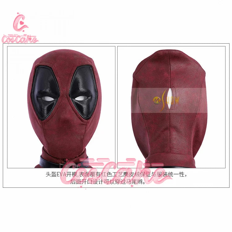 New Deadpool Cosplay Cosutme Wade Winston Wilson Jumpsuit Belt Cosplay Costume Movie Anti-hero Suit Halloween Women's version