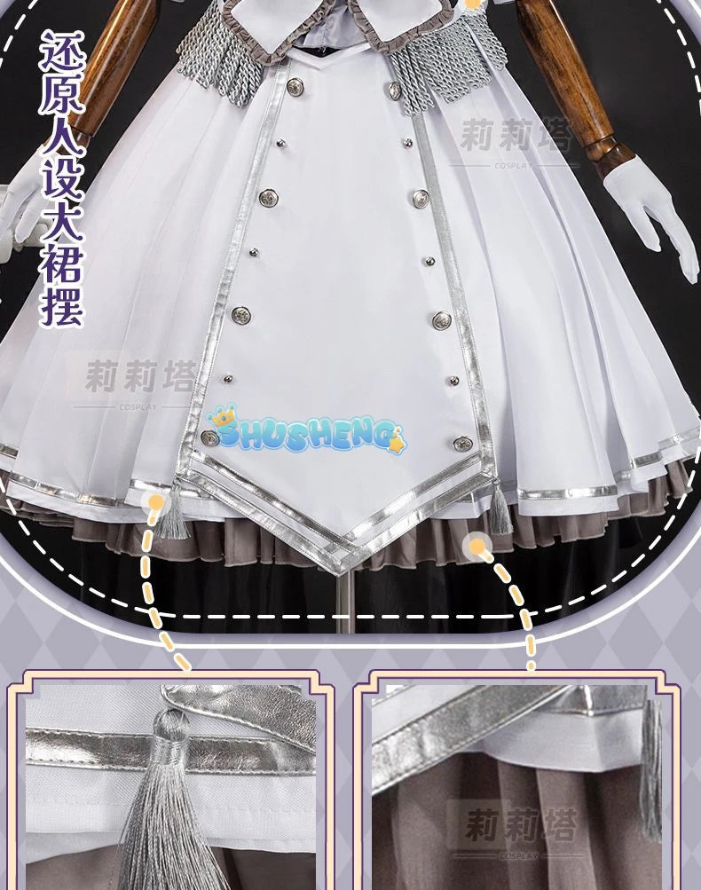 Anime DATE A LIVE Tokisaki Kurumi Cosplay Costume Wig Fancy Lolita Princess Dress Women Halloween Party Outfit S-XXL