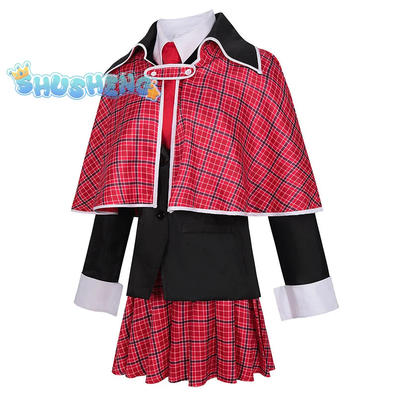 Anime Shugo Chara Cosplay Costume for Women Men Amu Hinamori School Uniform Halloween Clothes Set