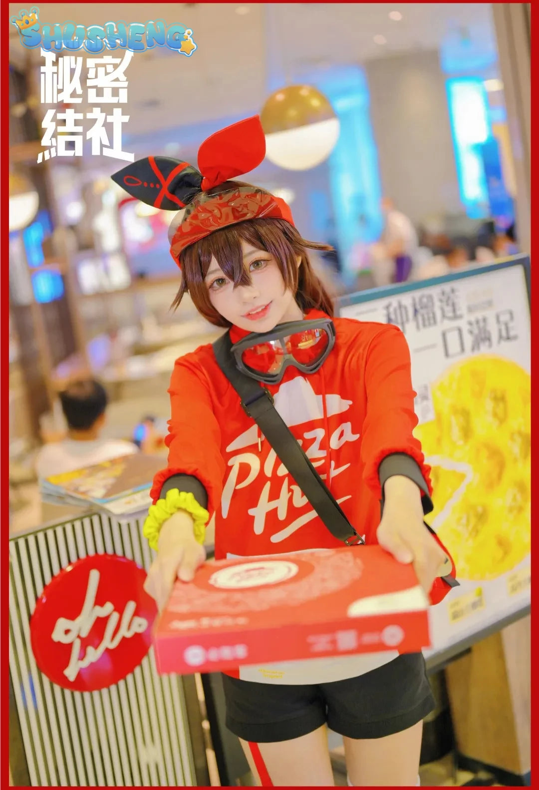 Anime Genshin Impact Amber Linkage Waiter Game Suit Lovely Uniform Cosplay Costume Halloween Party Outfit IN STOCK