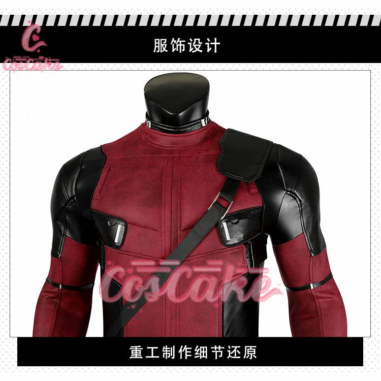 Deadpool Cosplay Cosutme Wade Winston Wilson Cosplay Costume Woman Movie Anti-hero Suit Halloween