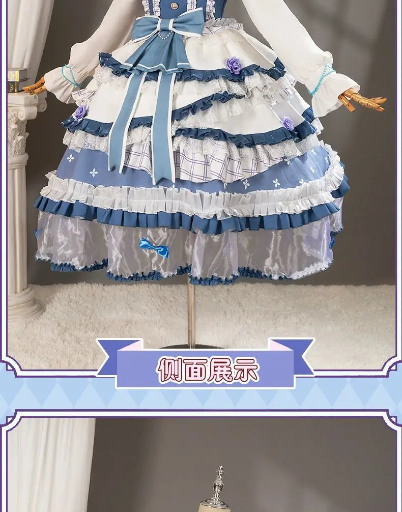 Emma Woods Lisa Beck Anime Game Identity V Cosplay Costume Gardener Clothes Wig Cosplay Lolita Style Woman Large size S-XXL