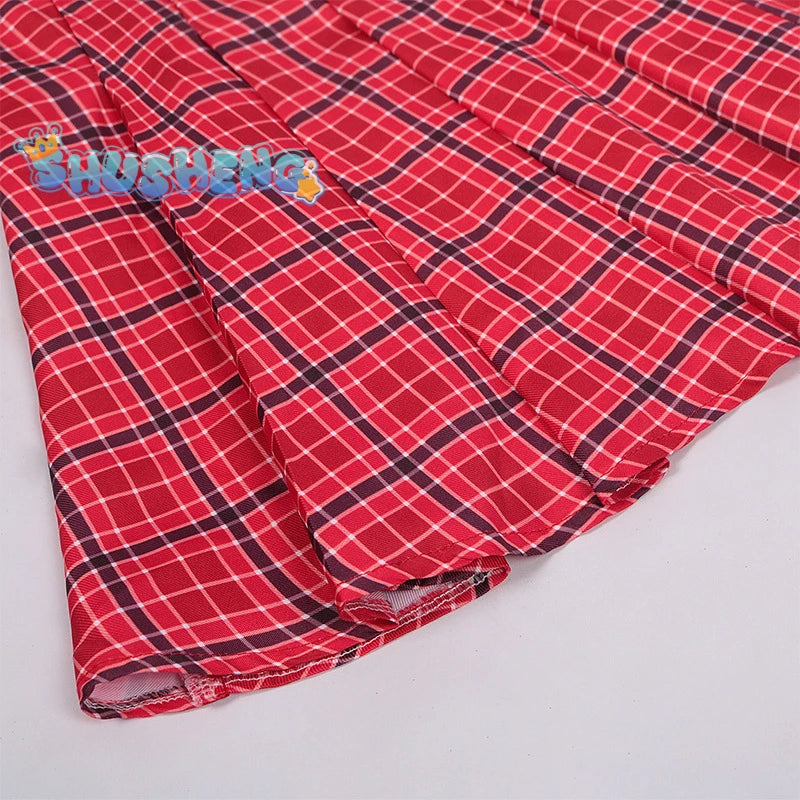 Anime Shugo Chara Cosplay Costume for Women Men Amu Hinamori School Uniform Halloween Clothes Set