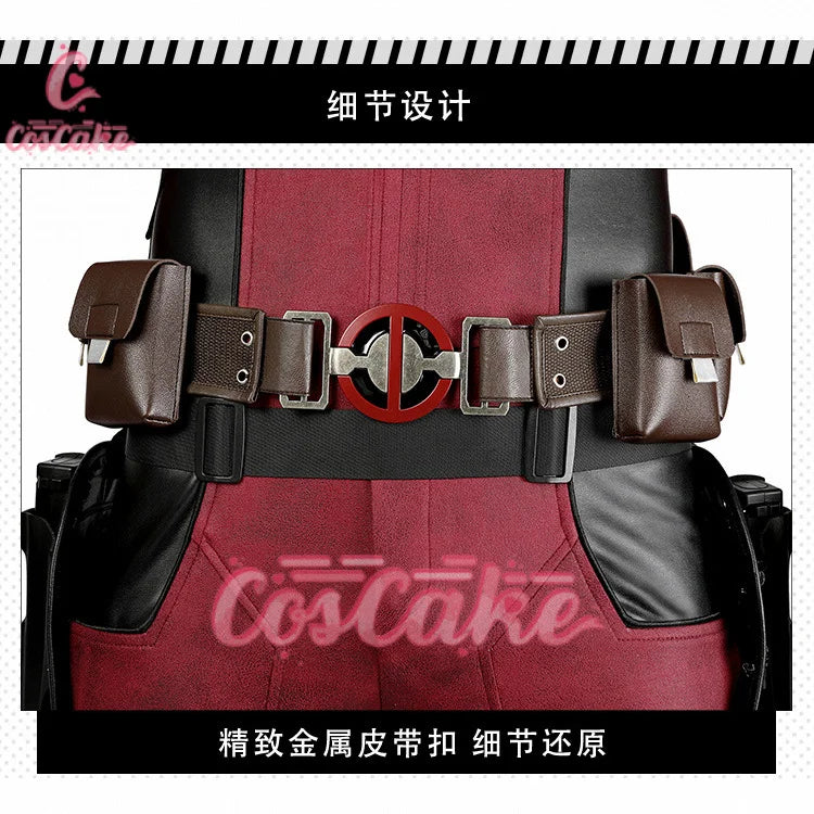 Deadpool Cosplay Cosutme Wade Winston Wilson Cosplay Costume Woman Movie Anti-hero Suit Halloween