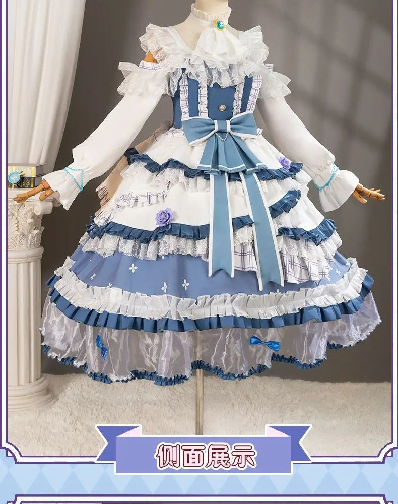 Emma Woods Lisa Beck Anime Game Identity V Cosplay Costume Gardener Clothes Wig Cosplay Lolita Style Woman Large size S-XXL