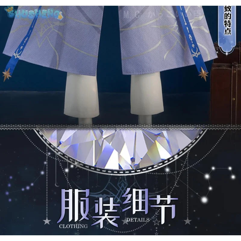 Game Love and Deepspace Xavier Seiya cosplay costume cos jacket Cosplay Wig Halloween party suit uniform for men and women