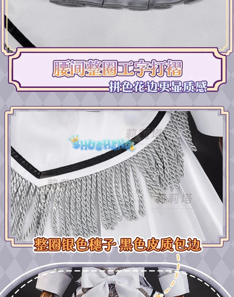 Anime DATE A LIVE Tokisaki Kurumi Cosplay Costume Wig Fancy Lolita Princess Dress Women Halloween Party Outfit S-XXL