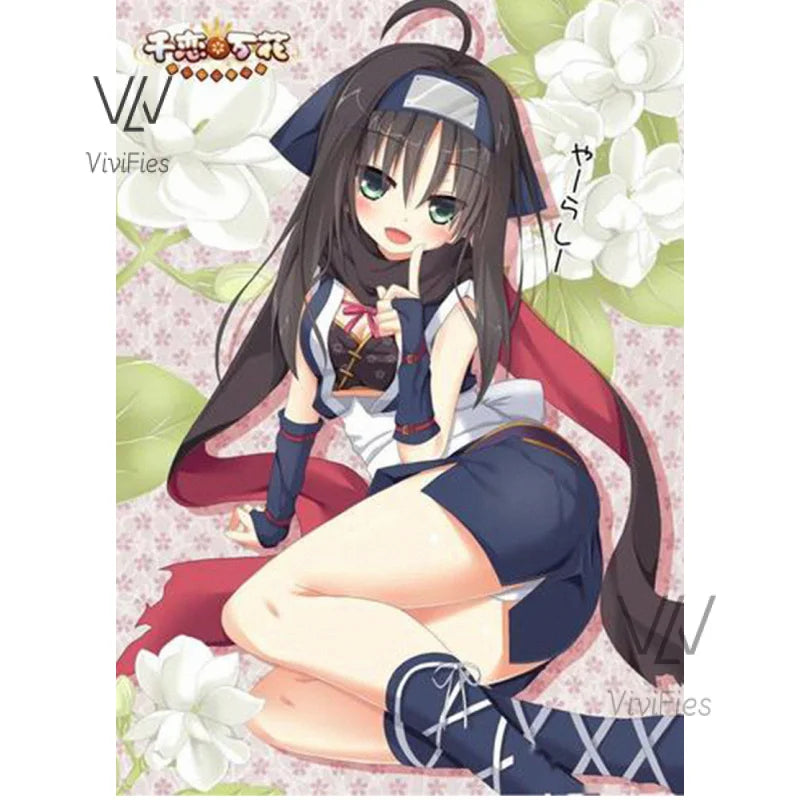 Game Senren*Banka Hitachi Mako Cosplay Costume Halloween Japanese Game Suit Lovely Women Kimono New in stock