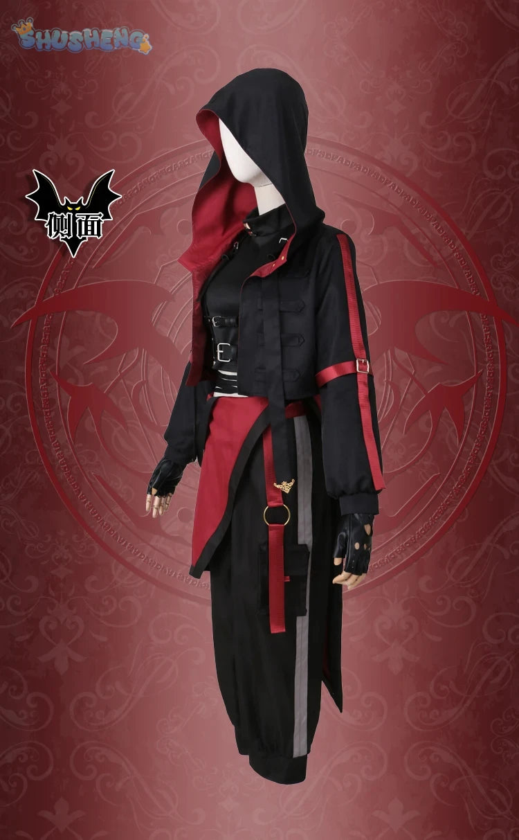 Anime VTuber Nijisanji Kuzuha Game Suit Gorgeous Handsome Uniform Cosplay Costume Halloween Party Role Play Outfit Men