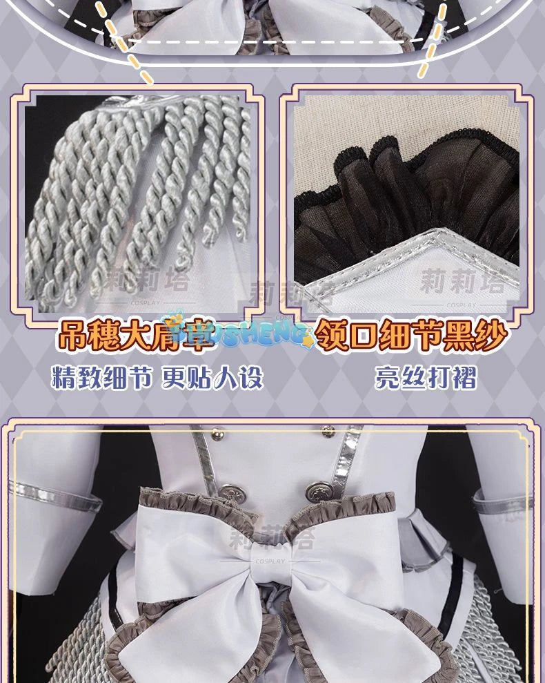 Anime DATE A LIVE Tokisaki Kurumi Cosplay Costume Wig Fancy Lolita Princess Dress Women Halloween Party Outfit S-XXL