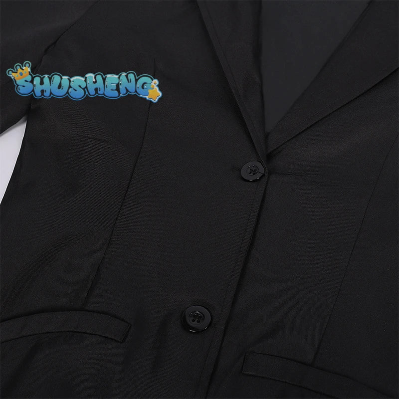 Anime Shugo Chara Cosplay Costume for Women Men Amu Hinamori School Uniform Halloween Clothes Set