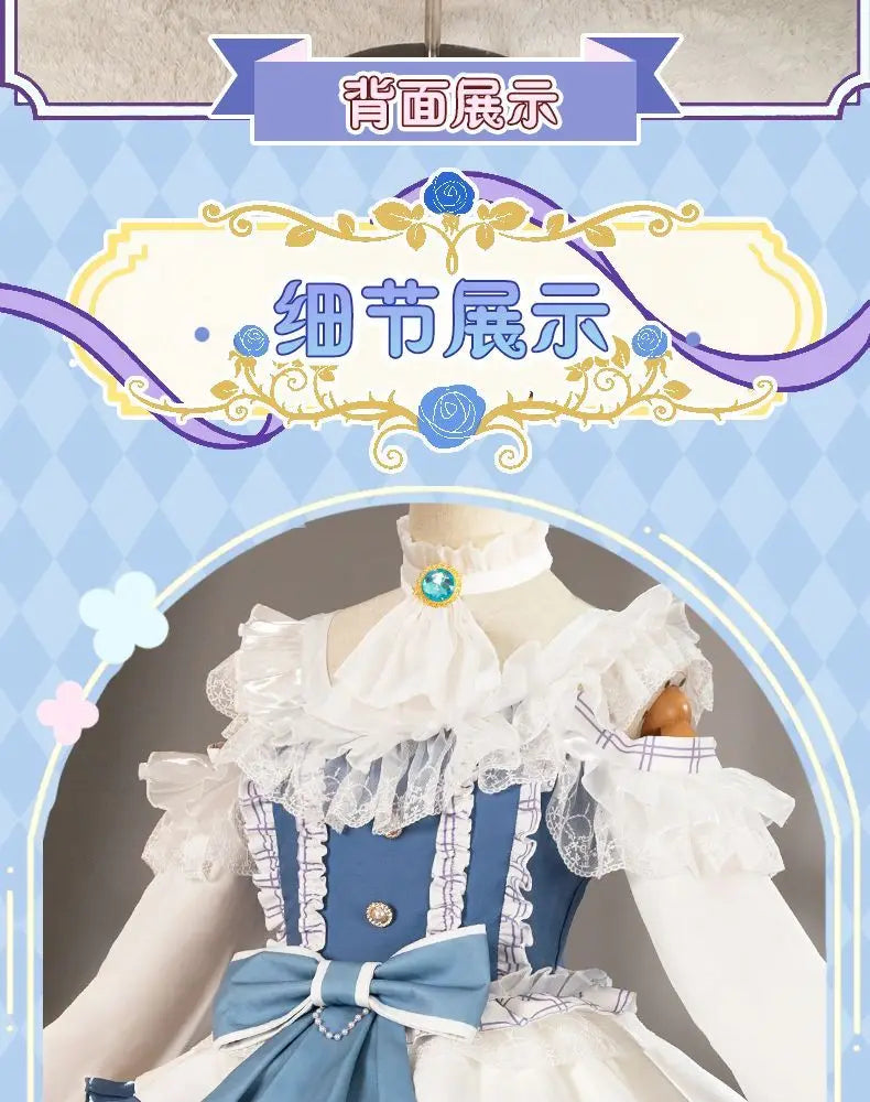 Emma Woods Lisa Beck Anime Game Identity V Cosplay Costume Gardener Clothes Wig Cosplay Lolita Style Woman Large size S-XXL
