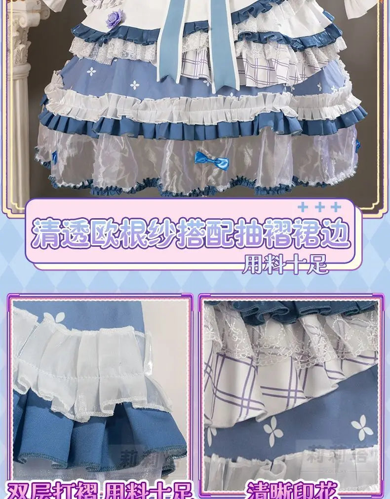 Emma Woods Lisa Beck Anime Game Identity V Cosplay Costume Gardener Clothes Wig Cosplay Lolita Style Woman Large size S-XXL