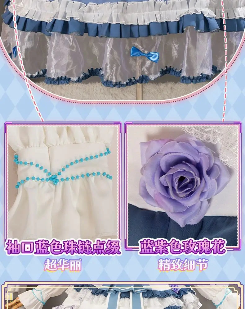 Emma Woods Lisa Beck Anime Game Identity V Cosplay Costume Gardener Clothes Wig Cosplay Lolita Style Woman Large size S-XXL