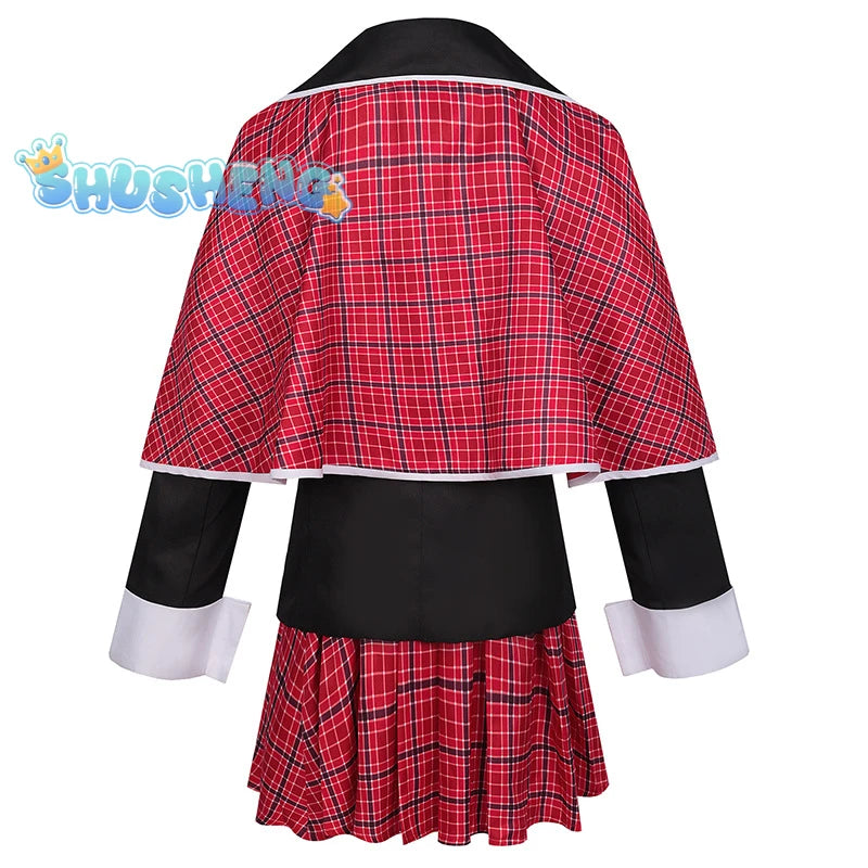 Anime Shugo Chara Cosplay Costume for Women Men Amu Hinamori School Uniform Halloween Clothes Set