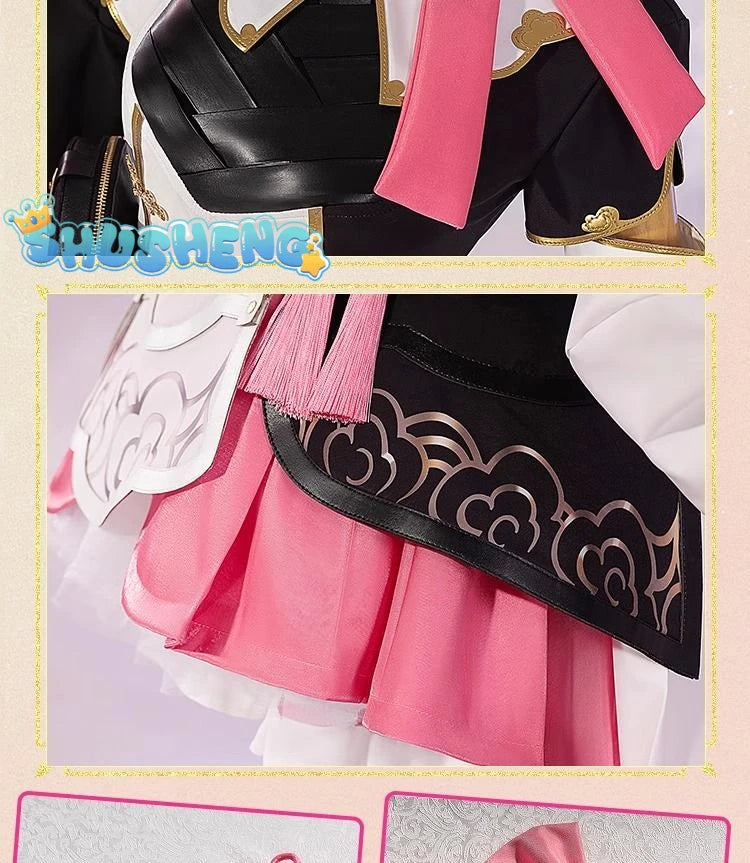 IN STOCK Wuthering Waves Encore Cosplay Costume Wig Dress Uniform New Federation Halloween Party for Women