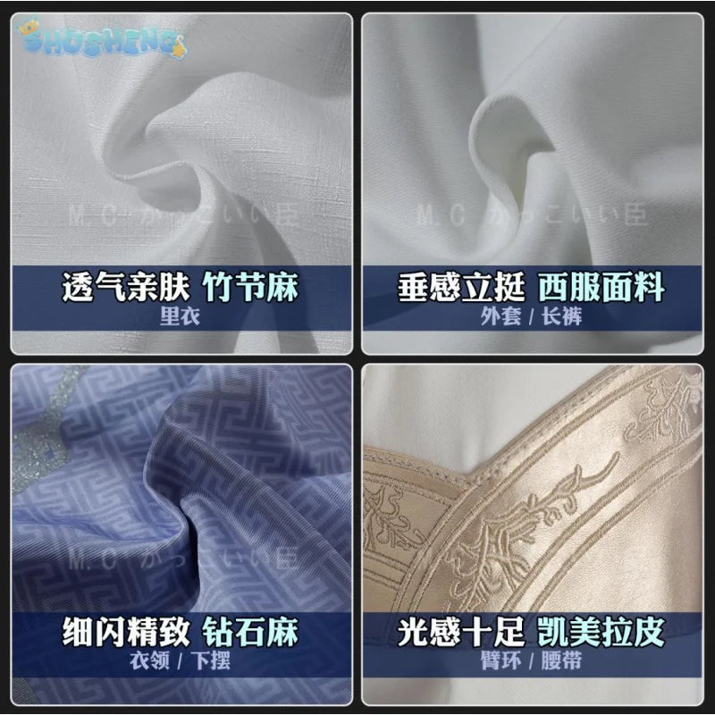 Game Love and Deepspace Xavier Seiya cosplay costume cos jacket Cosplay Wig Halloween party suit uniform for men and women