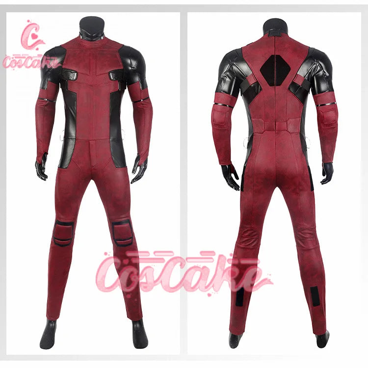 Deadpool Cosplay Cosutme Wade Winston Wilson Cosplay Costume Woman Movie Anti-hero Suit Halloween