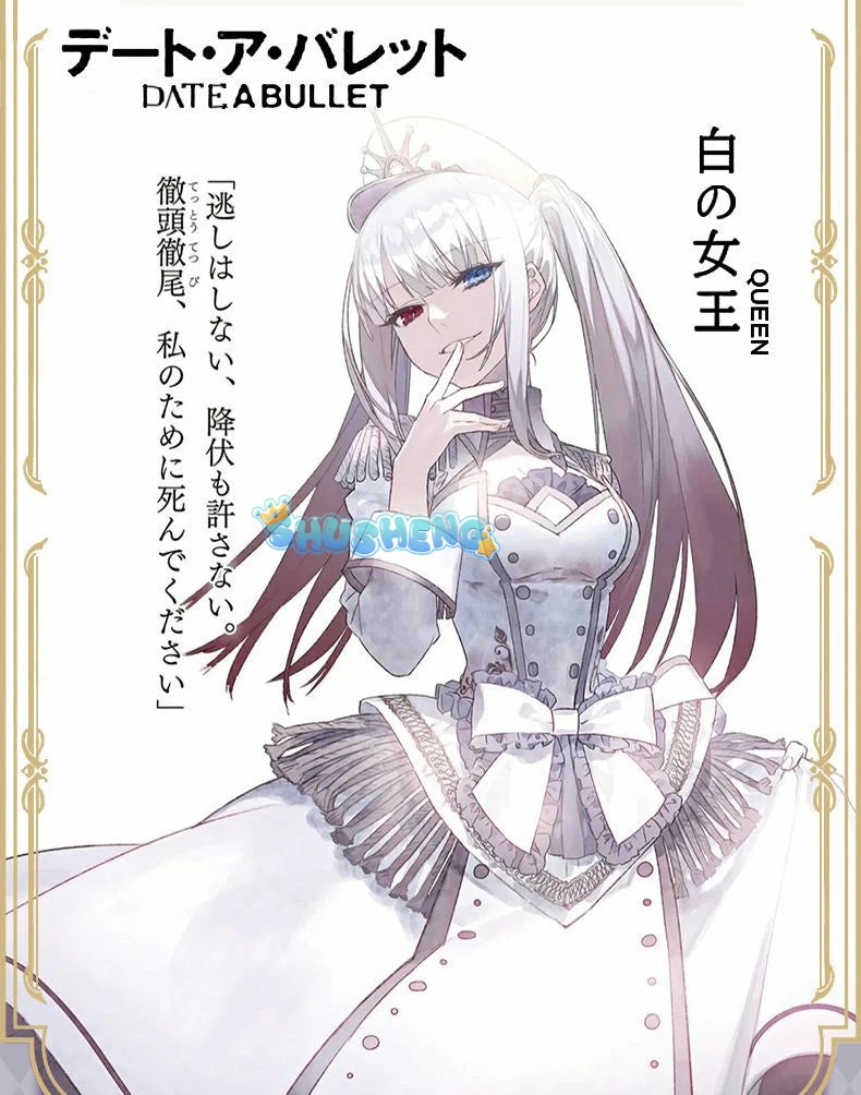 Anime DATE A LIVE Tokisaki Kurumi Cosplay Costume Wig Fancy Lolita Princess Dress Women Halloween Party Outfit S-XXL