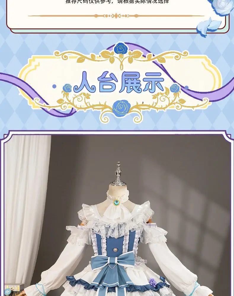 Emma Woods Lisa Beck Anime Game Identity V Cosplay Costume Gardener Clothes Wig Cosplay Lolita Style Woman Large size S-XXL