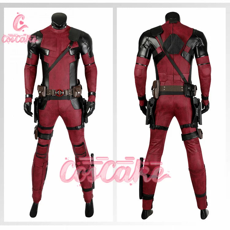 Deadpool Cosplay Cosutme Wade Winston Wilson Cosplay Costume Woman Movie Anti-hero Suit Halloween
