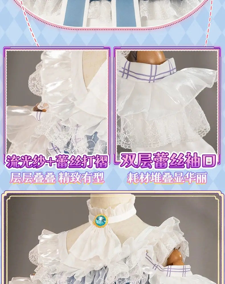 Emma Woods Lisa Beck Anime Game Identity V Cosplay Costume Gardener Clothes Wig Cosplay Lolita Style Woman Large size S-XXL