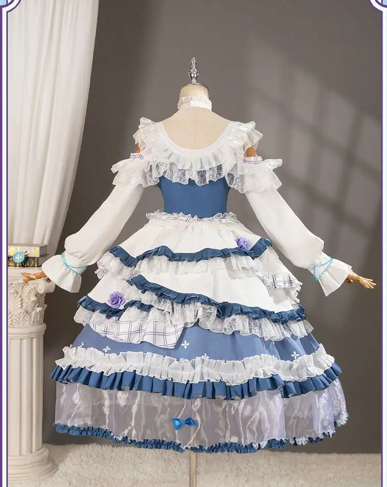 Emma Woods Lisa Beck Anime Game Identity V Cosplay Costume Gardener Clothes Wig Cosplay Lolita Style Woman Large size S-XXL