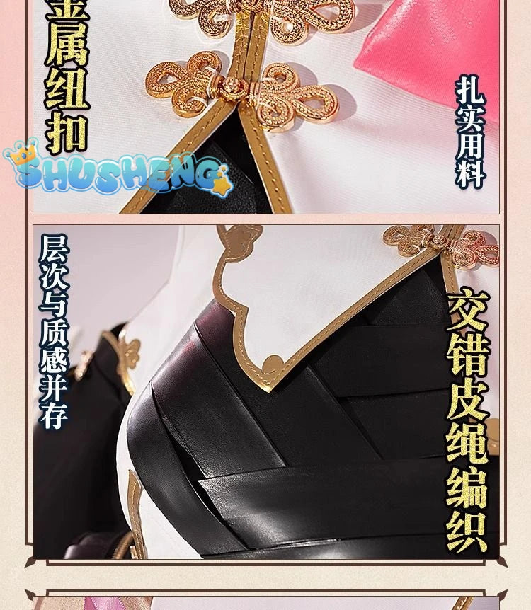 IN STOCK Wuthering Waves Encore Cosplay Costume Wig Dress Uniform New Federation Halloween Party for Women
