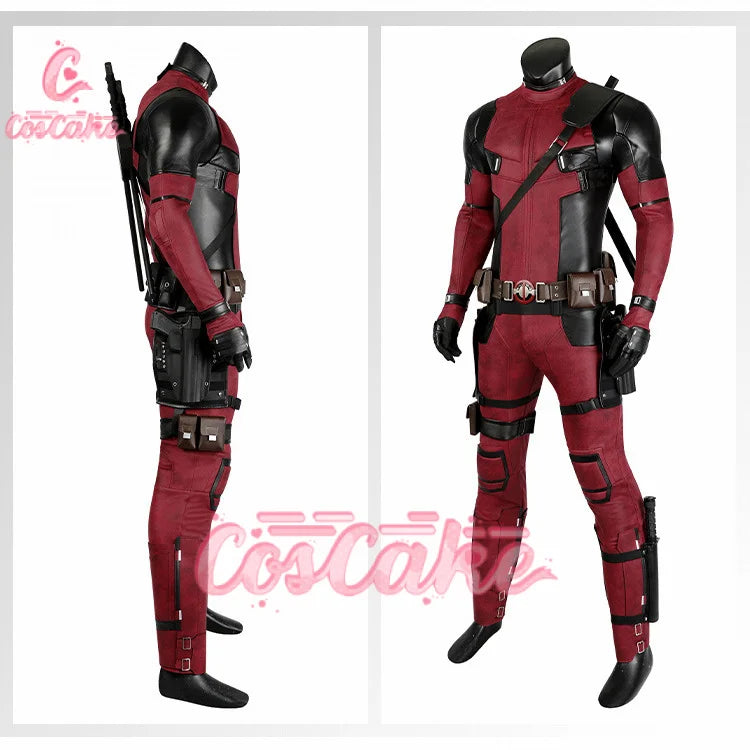 Deadpool Cosplay Cosutme Wade Winston Wilson Cosplay Costume Woman Movie Anti-hero Suit Halloween