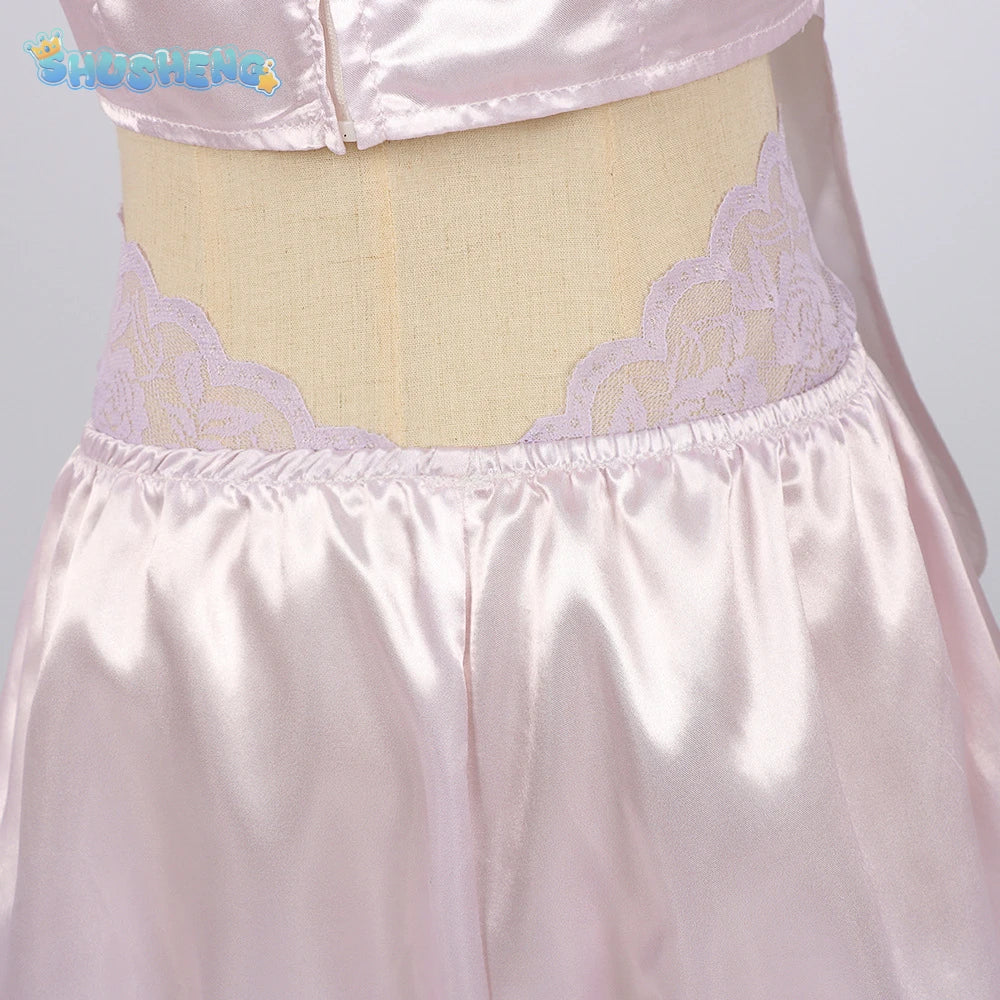 Anime MahoAku Byakuya Mimori Cosplay Costume Wig Uniform The Magical Girl and The Evil Lieutenant Used To Be Archenemies Women