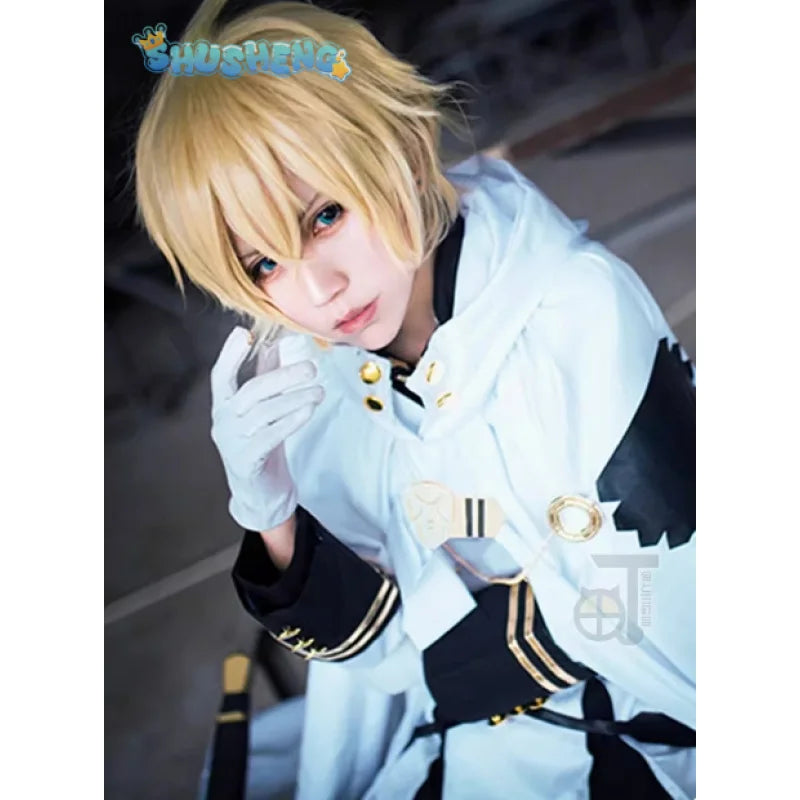 Seraph of the end Mikaela Hyakuya Yuichiro Hyakuya Cospaly Top and cloak pants accessories Spot Halloween costume costumes