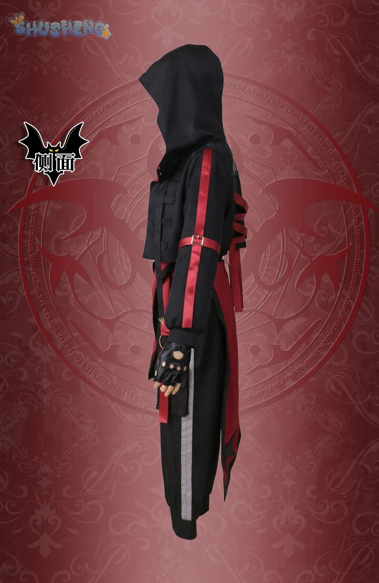 Anime VTuber Nijisanji Kuzuha Game Suit Gorgeous Handsome Uniform Cosplay Costume Halloween Party Role Play Outfit Men