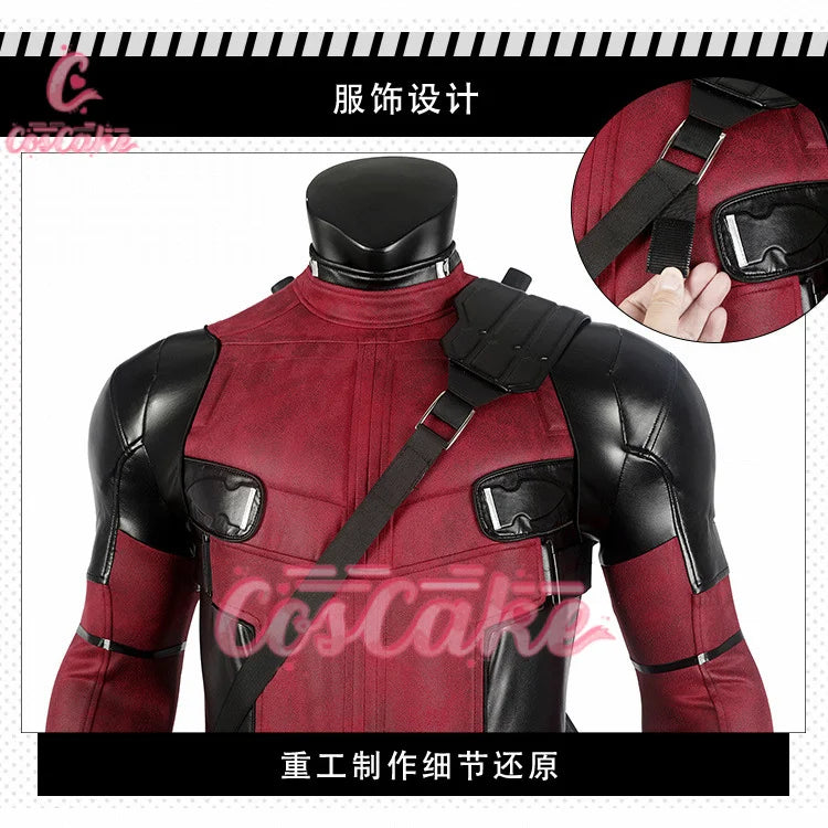 Deadpool 2 Cosplay Cosutme Wade Winston Wilson Cosplay Costume Woman Movie Anti-hero Suit Halloween