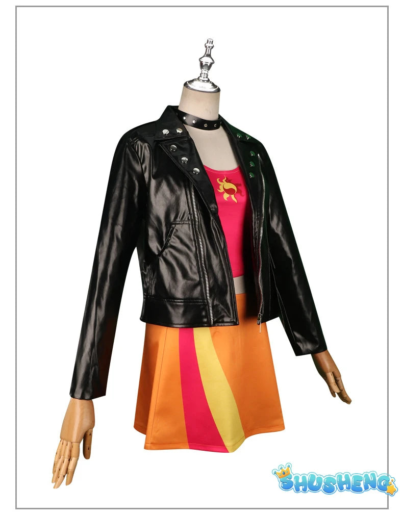 Anime Little Pony Cosplay Sunset Shimmer Costume Lovely Princess Skirt Uniform Suit Outfit Halloween Christmas Party Fashion