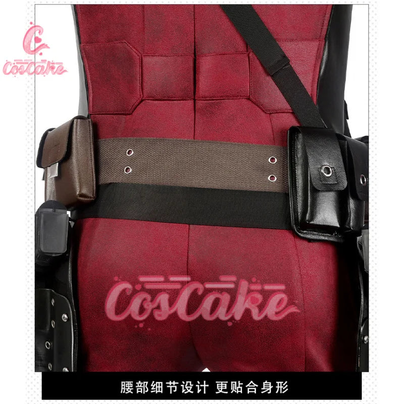 Deadpool 2 Cosplay Cosutme Wade Winston Wilson Cosplay Costume Woman Movie Anti-hero Suit Halloween