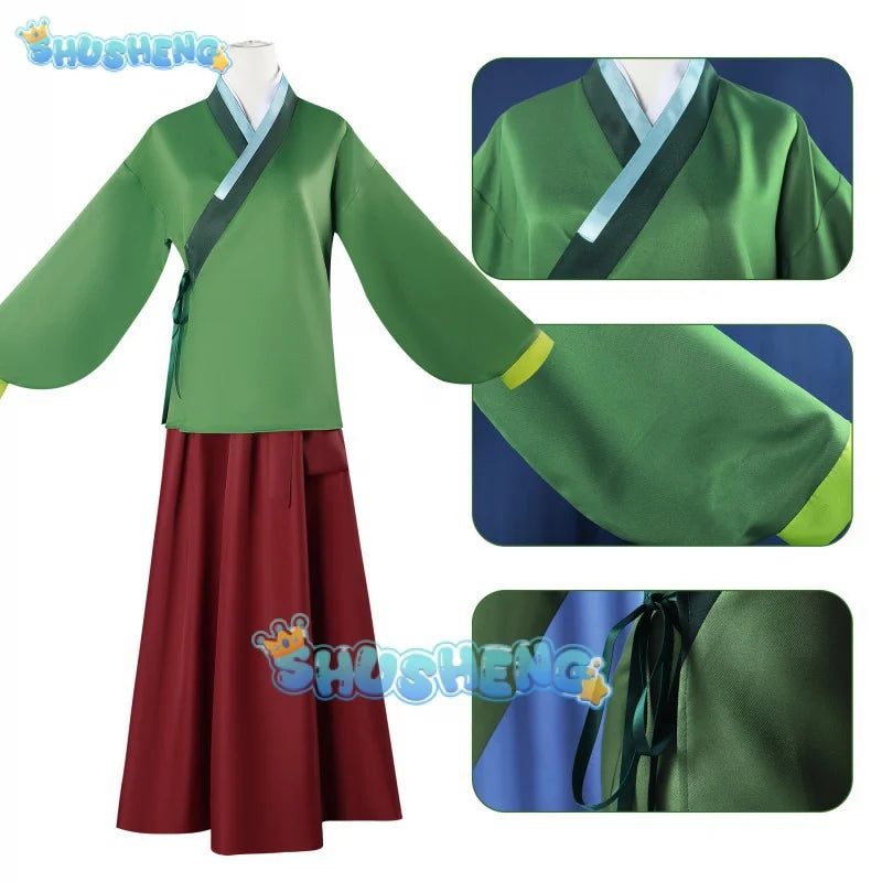 The Apothecary Diaries Maomao Jinshi Kleidung Spiel Anime Cosplay Kostüm