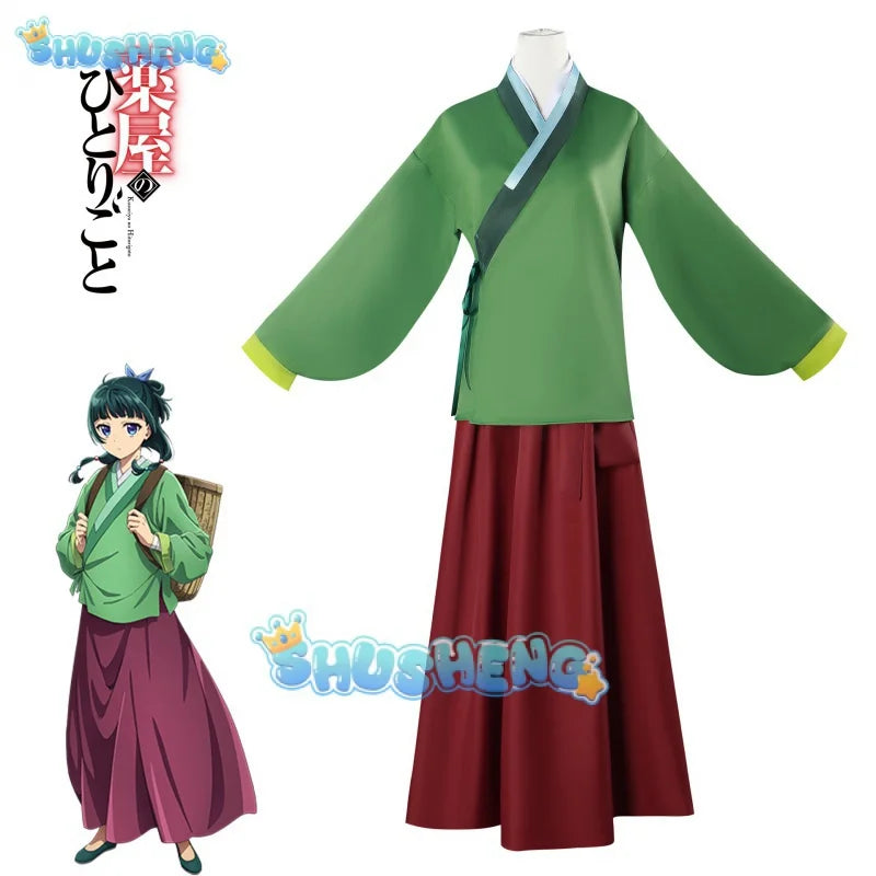 The Apothecary Diaries Maomao Jinshi Kleidung Spiel Anime Cosplay Kostüm