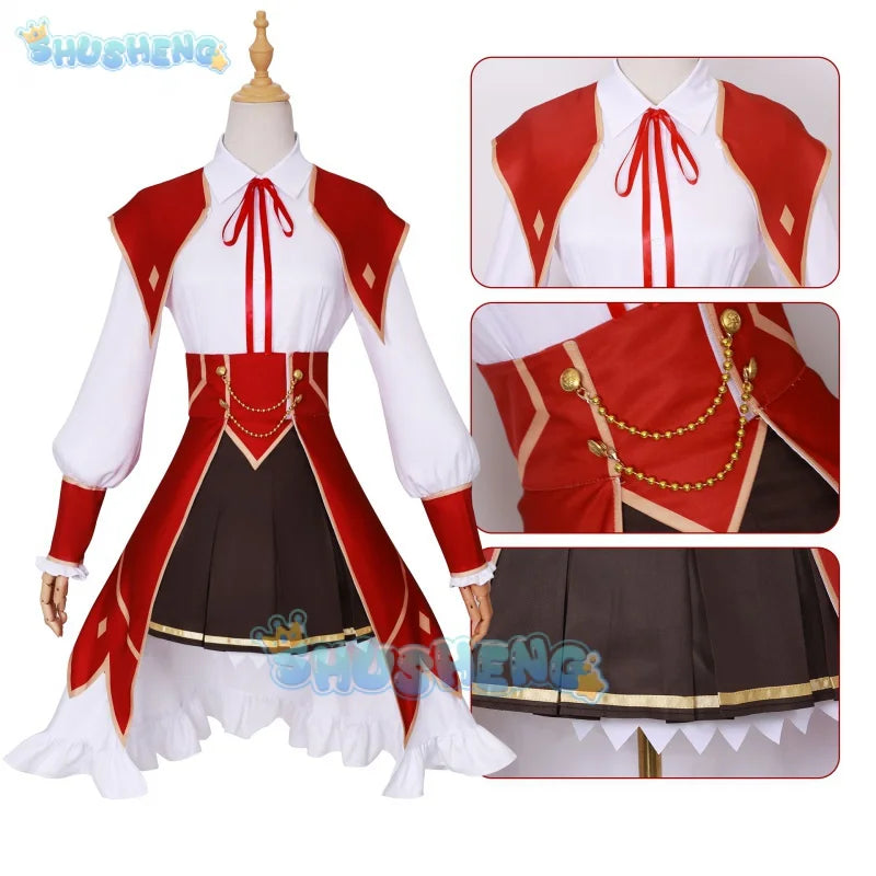 Yumiella Dolkness Cosplay-Kostüm, Schurkenstufe 99 ~Ich bin vielleicht der versteckte Boss, aber nicht der Dämonenfürst, Schuluniform