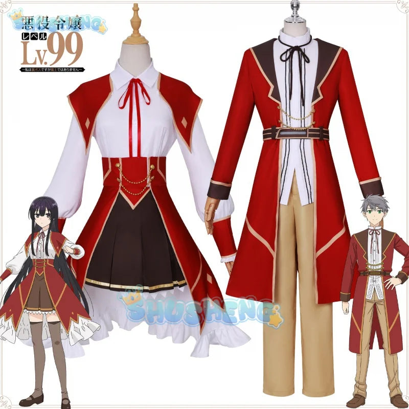 Yumiella Dolkness Cosplay-Kostüm, Schurkenstufe 99 ~Ich bin vielleicht der versteckte Boss, aber nicht der Dämonenfürst, Schuluniform