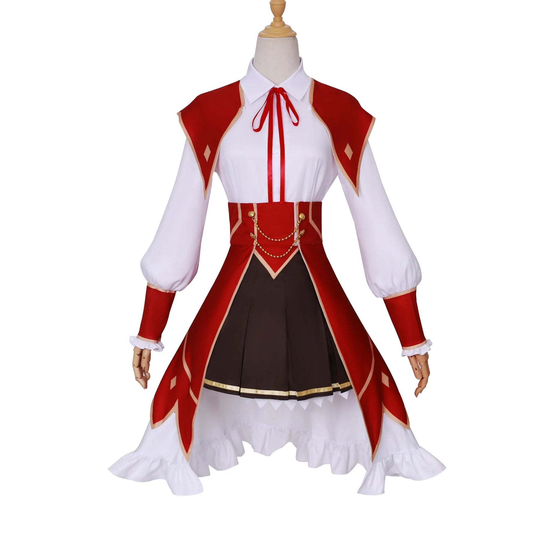 Yumiella Dolkness Cosplay-Kostüm, Schurkenstufe 99 ~Ich bin vielleicht der versteckte Boss, aber nicht der Dämonenfürst, Schuluniform