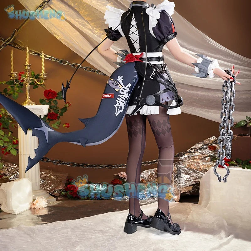 Zenless Zone Zero cos Victoria Housekeeping Ellen Joe Cosplay Vollständiges Dienstmädchen-Outfit für Frauen