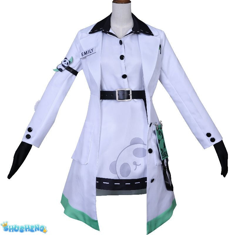 Identity V Emily Dyer Cosplay Costume For Halloween Christmas Festival Survivor Doctor Lydia Con Cloth Wig