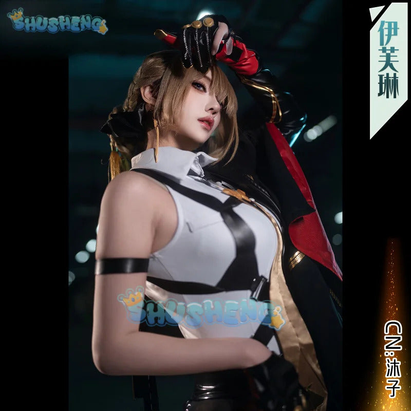 Zenless Zone Zero Evelyn Chevalier Cosplay Costume Agony's Embrace Uniform Halloween Carnival Party Christmas Play RoleClothing