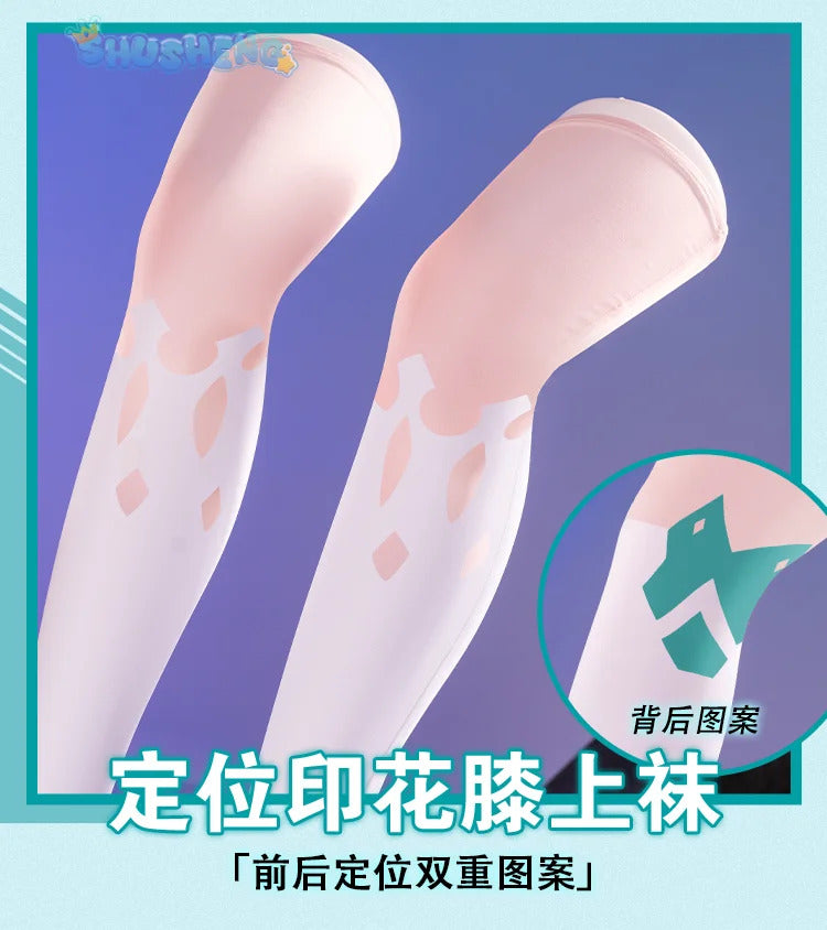 Honkai impact 3rd Kiana kaslana winter Princess cosplay costume cloak and Crown props full set uniform Carnival Halloween set